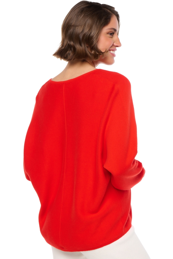 Cachemire et Coton pull femme sloane tomato s